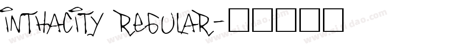 Inthacity Regular字体转换